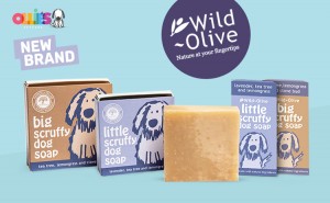 New Brand - Wild Olive Scruffy Dog Soap Bars